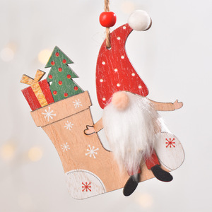High Quality New Arrival Old <strong>Rudolf</strong> Pendant Cross-Border Christmas Tree Faceless Ornament Ball &amp; Tree Decorations - Product Image 3
