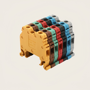 PUWEI <strong>Terminal</strong> <strong>Block</strong> Rail Type MRK2.5 <strong>Fixed</strong> Rail <strong>Terminal</strong> <strong>Block</strong> Voltage DIN <strong>Terminal</strong> <strong>Block</strong> 4/6 square Combination - Product Image 2