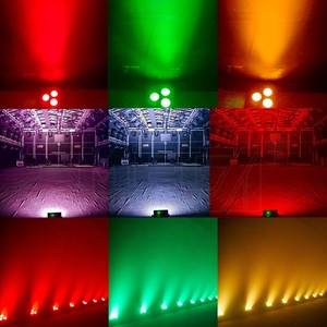 MEGA Pro lites 3x18W rgbwa + UV ไร้สาย DMX แบตเตอรี่ชาร์จไฟเวทีไฟ PAR UP แสงกับ APP WiFi ระยะไกล - Product Image 3