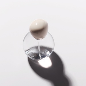 Pebble Shape Cap Luxury in Stock 30ml Irregular Glass <strong>Perfume</strong> Bottle in <strong>Drop</strong> Shape - Product Image 3