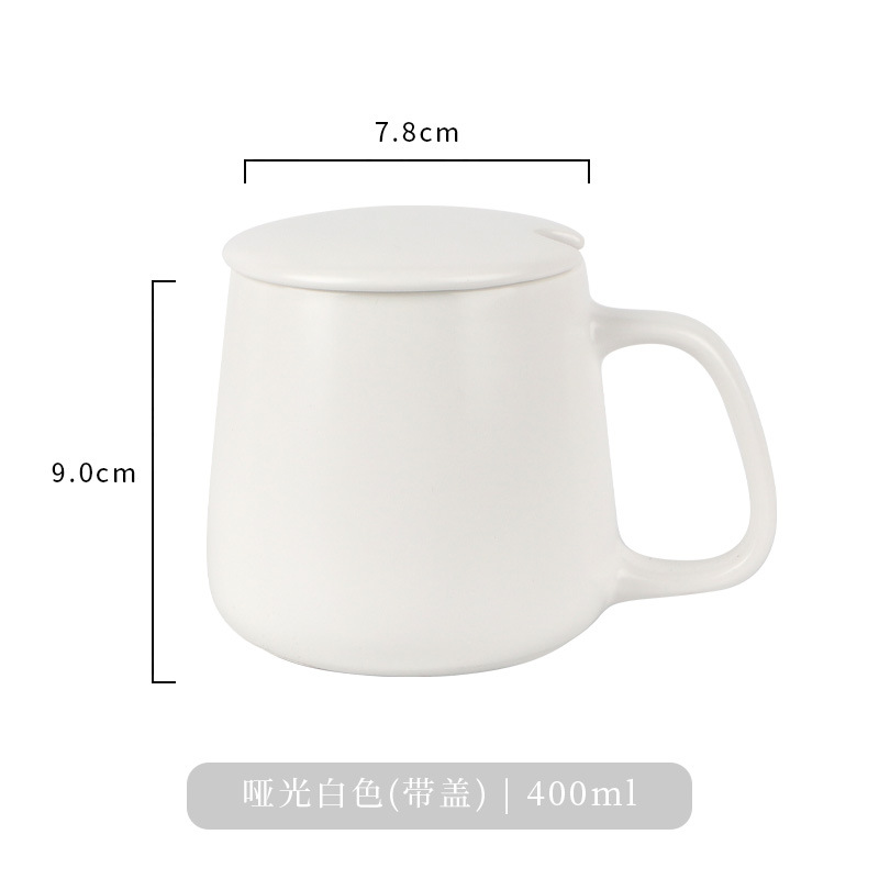 Couvercle de tasse chauffe-mains blanc mat