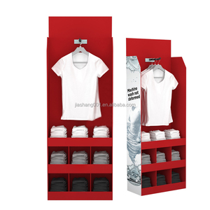 Eco-Friendly Corrugated Cardboard <strong>Display</strong> Rack <strong>with</strong> <strong>Hooks</strong> <strong>Paper</strong> <strong>Counter</strong> Carton Table Floor Rack for Effective Product for Showca - Product Image 5