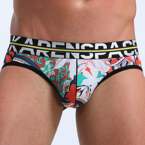 Custom Multi-style Print <strong>Pattern</strong> Thongs Men's Briefs Ice Silk Comfortable Underwear Half-<strong>open</strong> Buttocks Underpants Man G-<strong>string</strong> - Product Image 4