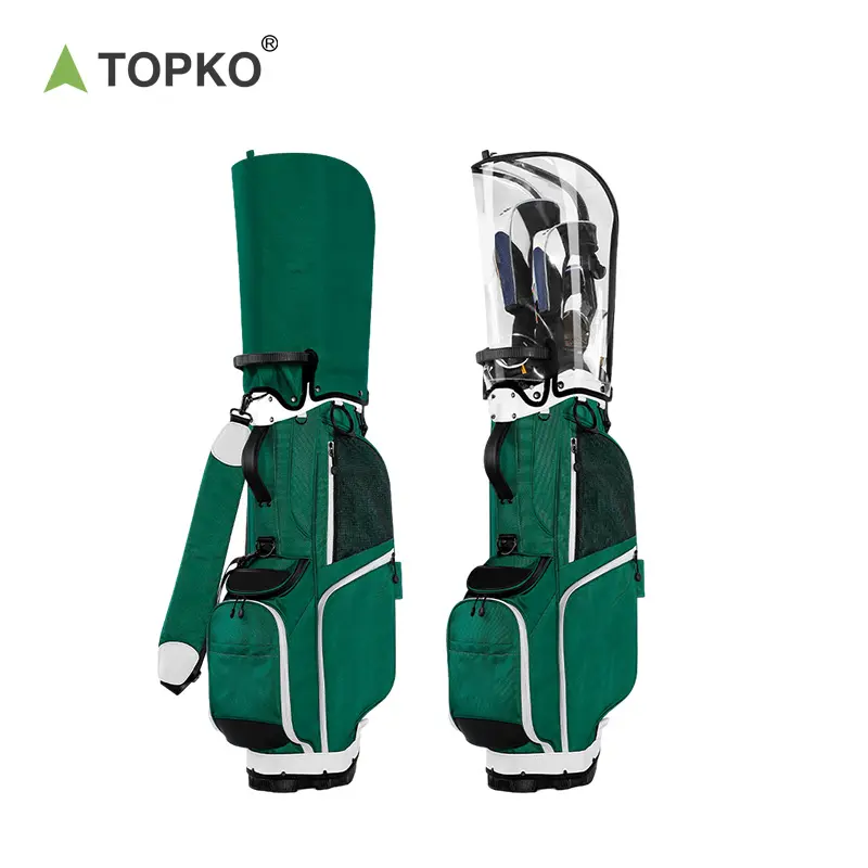 TOPKO 내구성 Oem Dragbare 사용자 정의 로고 나일론 및 폴리에스터 골프 가방