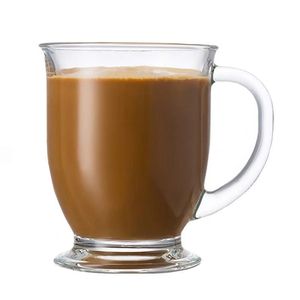 茶コーヒージュース等のための透明なマグカップガラスコーヒーカップハンドルが付いている透明な大きいコーヒーカップ15 oz - Product Image 3