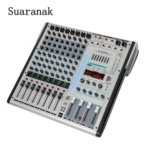 Light 8 Professional Audio Mixer Mixing Console 8チャンネル、EQ内蔵99 DSP LCDディスプレイ、カラオケ用REC DJコントローラー - Product Image 3