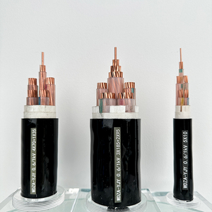 Halogen-free Low Smoke Antiflaming XLPE Insulation PE Sheath 0.6/1KV <strong>3</strong>*<strong>2.5</strong>+1*1.5mm^2 Power Cables and <strong>Wire</strong> Copper <strong>Wire</strong> - Product Image 1
