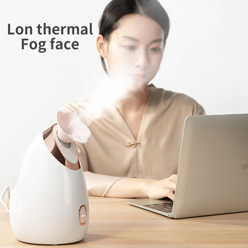 Nano Ionic Face Steamer Warm Mist Steamer Mini Facial Steamer for Facial Deep Cleaning