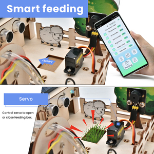 Keyestudio ESP32 IoT Smart Farm Starter Kit per <span class=keywords><strong>Arduino</strong></span> Scratch 3.0 programmazione grafica <span class=keywords><strong>robot</strong></span> elettronici fai da te - Product Image 6