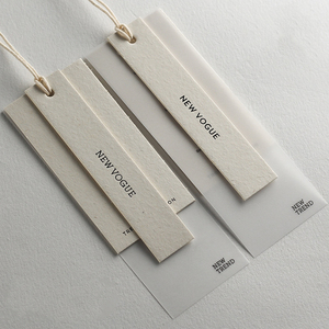 Etiquetas de ropa personalizadas con su logotipo, etiquetas de ropa, etiquetas colgantes personalizadas, cordón elástico de papel, cuerda oscilante, precio de ropa, etiquetas colgantes