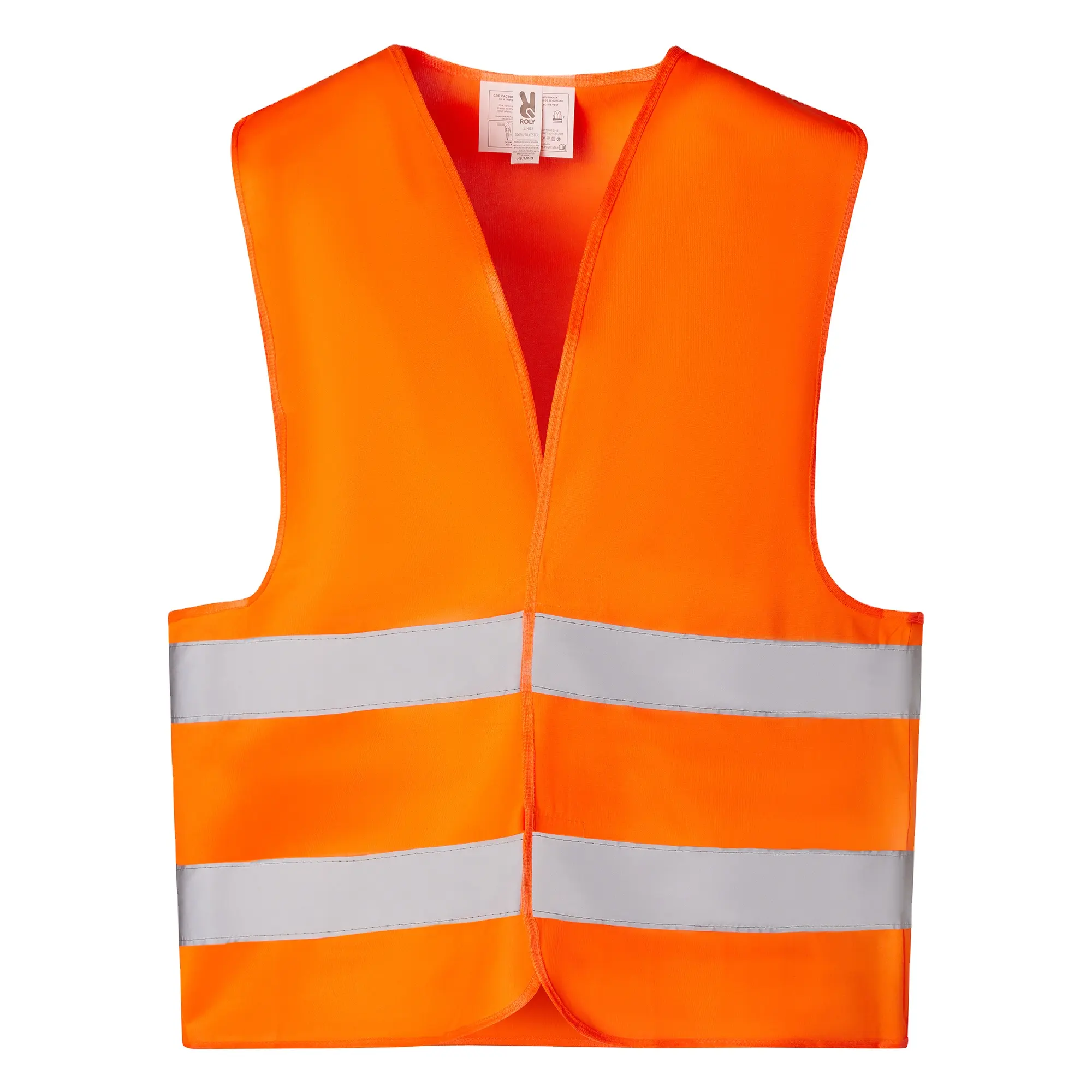 Vêtements de travail confortables à col en V et haute visibilité avec bandes réfléchissantes pour les travaux de construction