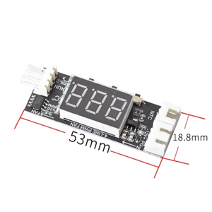 温度制御ガバナーモジュール12V 4線PWMファン3A温度 + 速度デジタルディスプレイ - Product Image 5