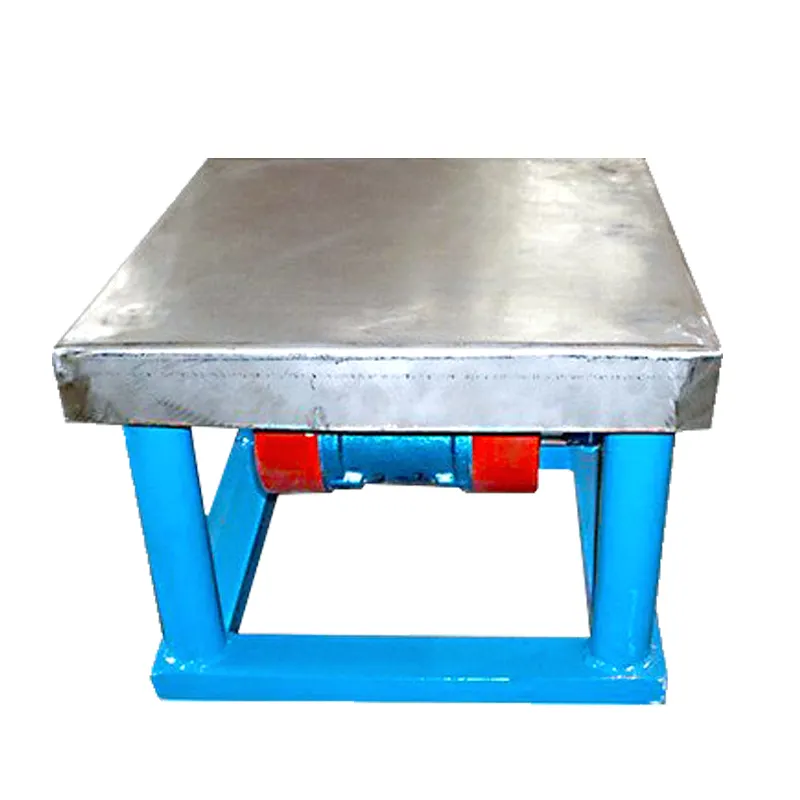 Table vibrante en mortier de ciment 1000*1000mm/table à secousses pour la fabrication de carreaux de verrouillage