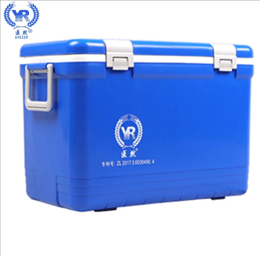 Yiran best sell 33L Lab hospital Equipment vaccine carrier biological medical cooler transport box
