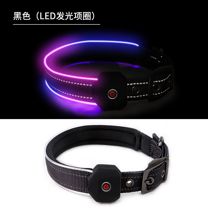 สีดำ (สร้อยคอเรืองแสง LED)