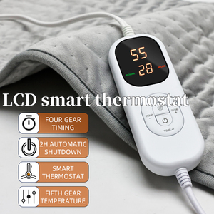 12 X 24 Inch Electric Heat <strong>Pad</strong> Weighted Infrared Heating <strong>Pad</strong> with 6 Heat Settings - Product Image 3