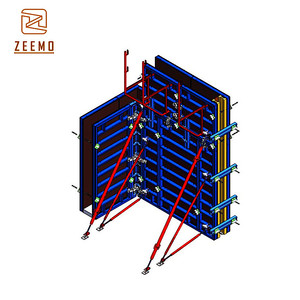Molde de hormigón para construcción, marco de acero, columna, sistema de moldura Modular para trabajo en el mar - Product Image 3