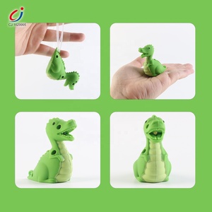 Chengji Fidget Dinosaur <strong>Toys</strong> Educational Electric Animal Keychain Kids Plastic <strong>B</strong>/o Mini Dinosaur <strong>Toys</strong> with Light and Sound - Product Image 4