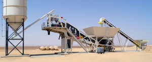 YILI vollautomatisch günstig 25 m3/stunde Mini klein tragbar vorgefertigt bereit zum mischen mobile Beton-Batterieanlage zu verkaufen - Product Image 2