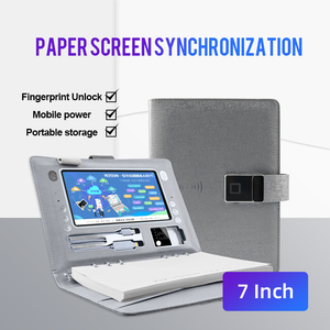 Smart Digital Cloud Based Journal MP4 Video <strong>Note</strong> Book <strong>With</strong> Power Bank and USB Gift Password Fingerprint Lock Planner <strong>Notebook</strong> - Product Image 2