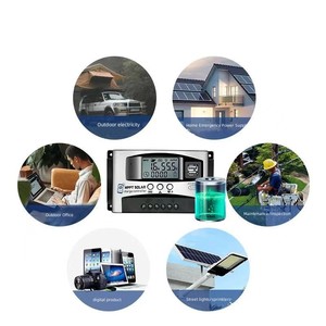 10A на 40A Bluetooth Wi-Fi Встроенная защелка для хранения энергии MPPT контроллер солнечной панели батареи умный регулятор 12 В/24 В 12-60 В - Product Image 6