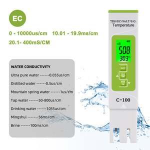 Factory <strong>4</strong>-<strong>in</strong>-<strong>1</strong> Digital Water Quality Analyzer Meter TDS EC pH and Temperature <strong>Test</strong> PenWater Quality Tester - Product Image 5