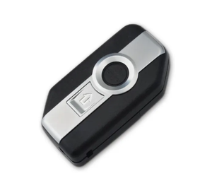 ที่ใส่กุญแจรถรีโมทอัจฉริยะแบบพับได้2ปุ่มสำหรับ B-MW ไม่มีโลโก้ - Product Image 1