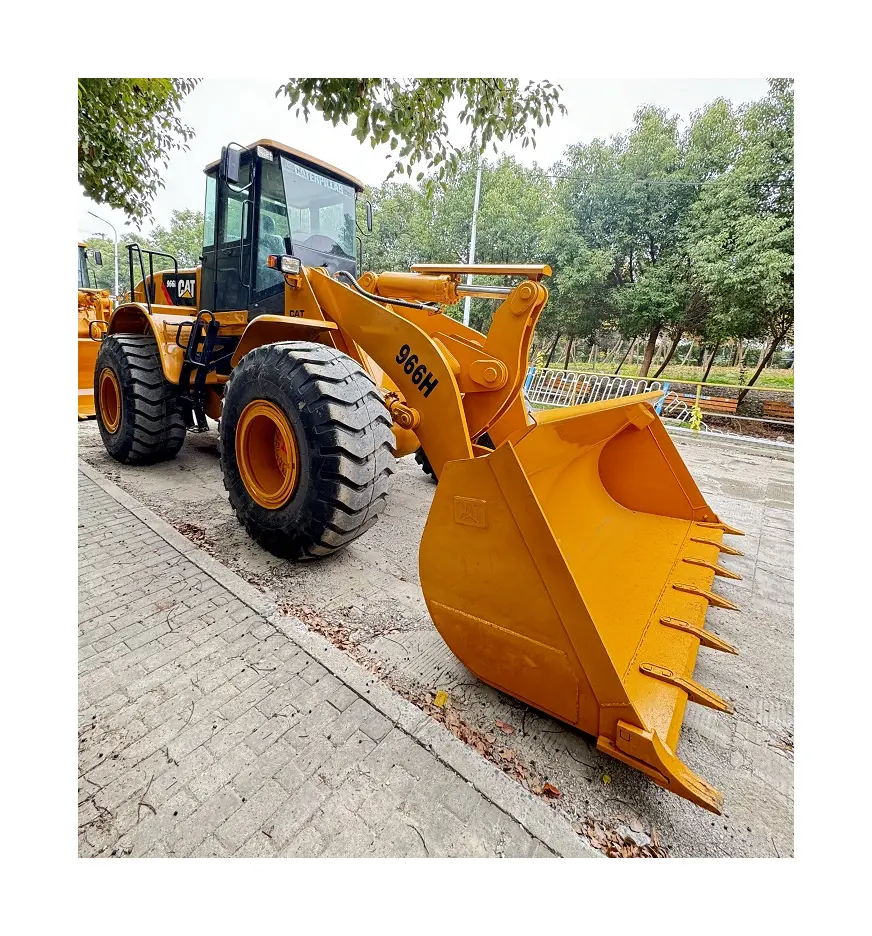 Heavy Duty Construction Equipment Secondhand Cat966H Front Tractor Used Caterpillar 966H Wheel Loader