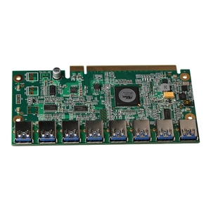 <strong>1</strong> to <strong>8</strong> PCIe Graphics Card Extension Cord PCI-E 16X turn <strong>8</strong> Port USB3.0 PCIE Expansion Cards Riser Card - Product Image 4