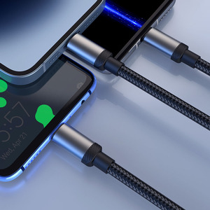 Fábrica China 3 en 1 Tipo C 8 pines Micro USB 3 en 1 Cable Usb Cable de carga rápida Cables de datos para teléfono - Product Image 4