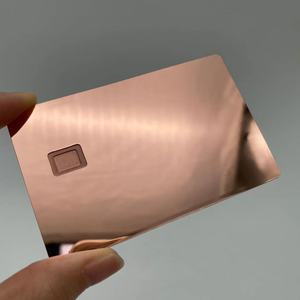 金属银行visa信用卡，带芯片插槽和磁条和签名面板 - Product Image 4