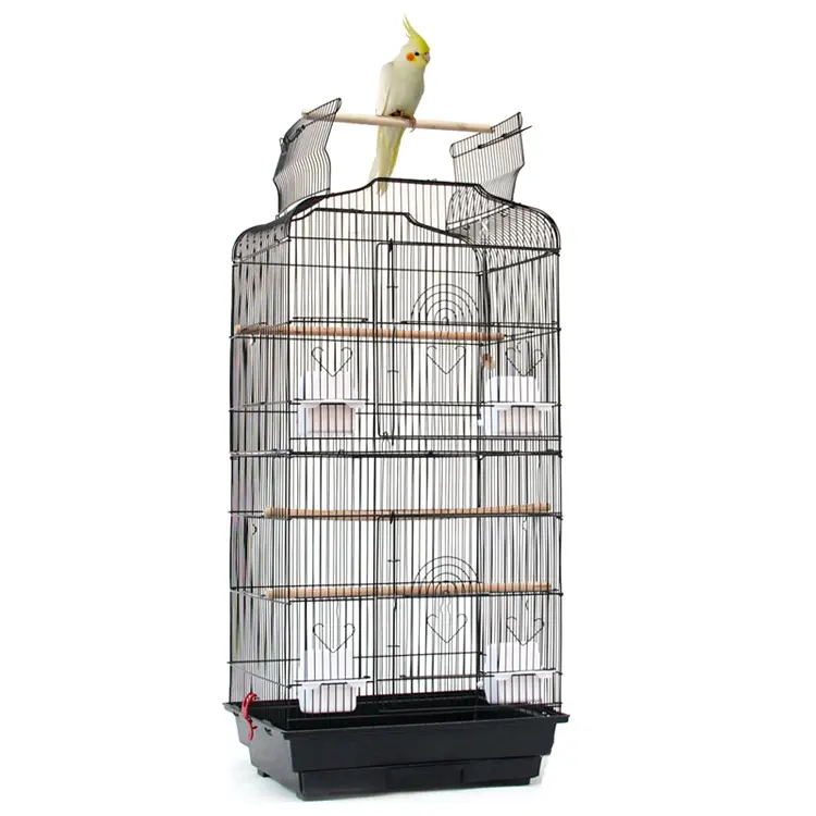 Factory wholesale price iron parrot large big bird cage