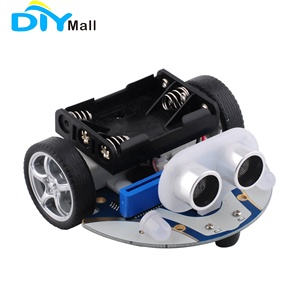 DIYmall mic-ro:bit Smart Cutebot Kit stem автомобиль для детей diy программируемый робот набор microbit стартовый комплект (без micro:bit Board) - Product Image 1