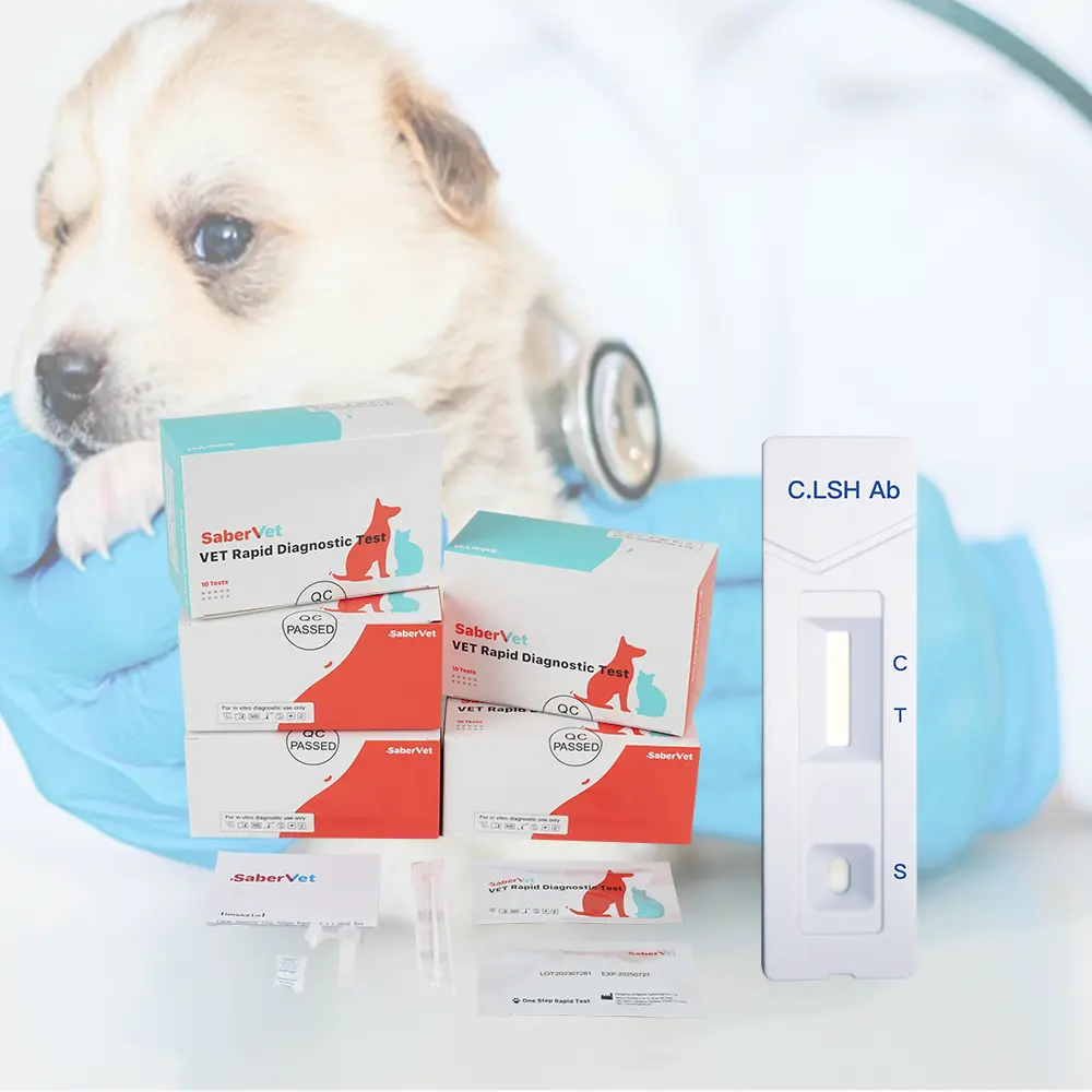 Promoção kit de teste rápido de diagnóstico para animais de estimação kit de teste rápido leishmania C.LSH Ab