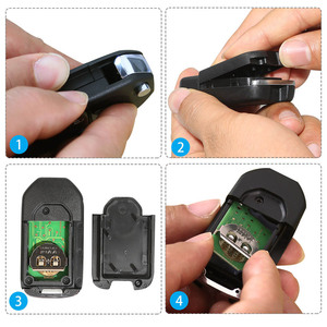 Xhorse XNHO00EN Wireless Universal VVDI2 Remote Autos chl üssel 3 Tasten Transponder Chip für Honda VVDI Key Tool MAX Programmierer - Product Image 6