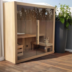 High-Quality Square Sauna Room With Wooden <strong>Structure</strong> and Smart Air Circulation <strong>System</strong> - Product Image 4