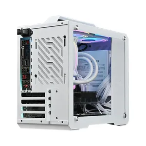 Chasis de ordenador de escritorio portátil OEM DIY, torre central de aluminio de mano para juegos de PC, ITX Micro-ATX, Mini CPU para juegos, caja de gabinete - Product Image 4