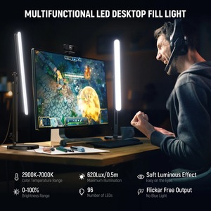 NEEWER TL40 için LED oyun işık Bar USB akışı anahtar APP/PC/MAC kontrol ayarlanabilir işık hiçbir ekran parlama fotoğraf aydınlatma - Product Image 3