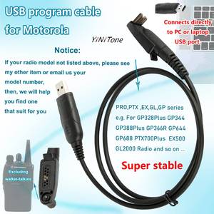 Radio-<span class=keywords><strong>USB</strong></span>-Programmier kabel für Motorola GP328Plus GP338Plus GP644 GP688 GP388 EX500 Walkie Talkie Schreib frequenz leitung