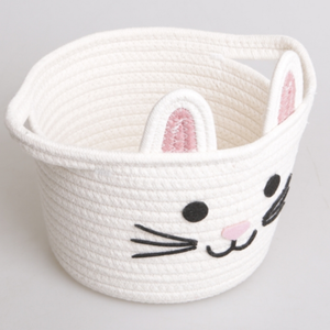 Hot Bán Phim Hoạt Hình Hình Dạng Động Vật Dễ Thương Mèo Lưu Trữ Giỏ Bền Vững Đa-Mục Đích Nhà Tổ Chức Cho Bé Đồ Chơi Quà Tặng Quần Áo - Product Image 2