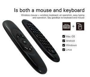 OEM Customize 2.4GHz Wireless QWERTY <strong>Keyboard</strong> C120 Fly Air Mouse Remote <strong>Control</strong> - Product Image 4
