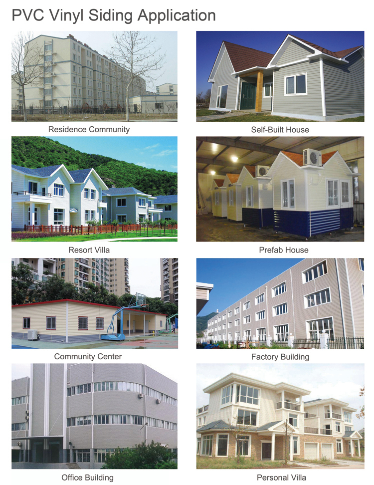8 Inch 9 Inch 10 Inch Colorful Pvc Anti-aging Vinyl Siding Wall Panel Board For Exterior Wall Decoration