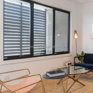 FASEC Edificios Persianas de vidrio templado Ventana Marco de aluminio y persianas de vidrio Ventana, Persianas verticales de vidrio Persianas Ventanas