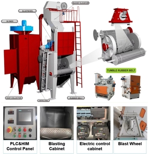 Kumlama makinesi kumlama ekipmanları kumlama makinesi paletli Blast Abrator fiyatı - Product Image 5