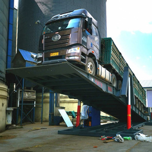 Hydraulic Dump Truck <strong>Unloading</strong> Platform Dump Truck <strong>Unloading</strong> Machine Large Truck <strong>Unloading</strong> Machine