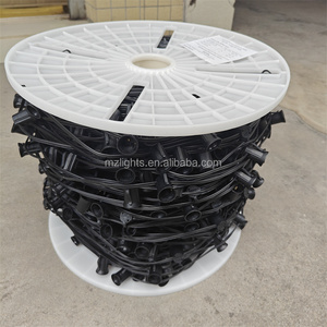สายรัด C-9ไฟสำหรับเทศกาลคริสต์มาส SPT-1 1000นิ้วสาย C9 12นิ้วสีดำ - Product Image 2