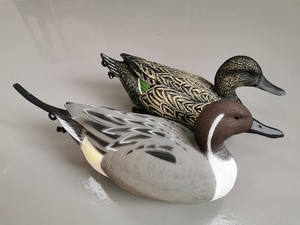 アウトドアハンティングデコイモデルアナスプラティリンチョスフルフロックマガモフローティングハンティングダックEVAピンテールダックハンティングデコイ用 - Product Image 2