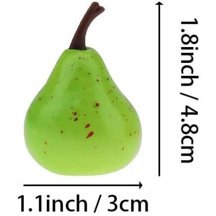 3.2 cm green PEAR