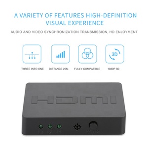 Xput-Interruptor de tres puertos 3x1 HDMI, con Control remoto, 3 puertos HDMI