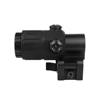 Lente d'ingrandimento G33 3X con sistema di montaggio a leva con montaggio rapido QD Mount Mil Spec che segna lente e imaging super nitide